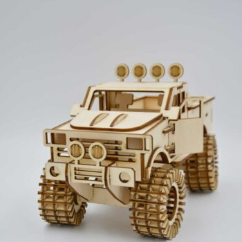 Intra απο ξύλο plywood 3mm-4mm πάχος - Πρότυπο Monster Truck Δίασταση 30x30 cm Intraeaxys-r1z2rln1 - Image 1