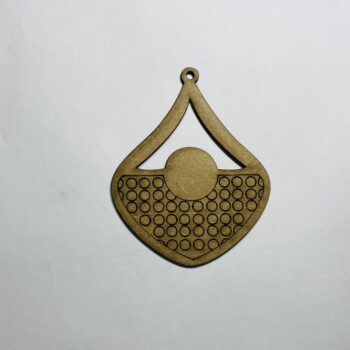 Intra απο ξύλο plywood 3mm-4mm πάχος - Κολιέ με ξύλινο κρεμαστό Δίασταση 30x30 cm Intraeaxys-zo9yrmy7 - Image 1