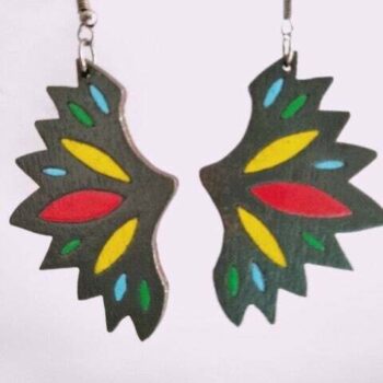 Intra απο ξύλο plywood 3mm-4mm πάχος - Κοσμήματα με σκουλαρίκια πεταλούδα Δίασταση 3x3 cm Intraeaxys-91jd3m41 - Image 1