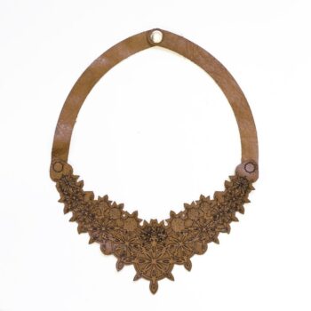 Intra απο ξύλο plywood 3mm-4mm πάχος - Δερμάτινο κολιέ Δίασταση 30x30 cm Intraeaxys-yon0nlp7 - Image 3