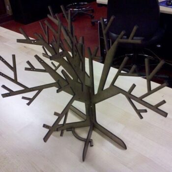 Intra απο ξύλο plywood 3mm-4mm πάχος - Δέντρο επίδειξης κοσμημάτων Δίασταση 30x30 cm Intraeaxys-voq2q65o - Image 1