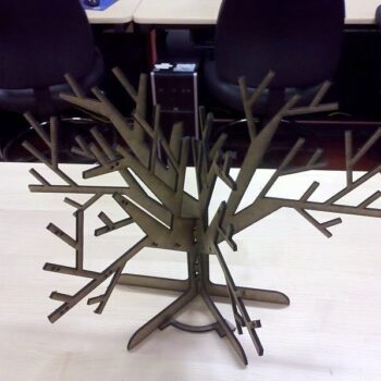 Intra απο ξύλο plywood 3mm-4mm πάχος - Δέντρο επίδειξης κοσμημάτων Δίασταση 30x30 cm Intraeaxys-voq2q65o - Image 3