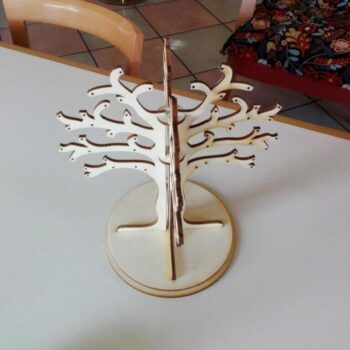 Intra απο ξύλο plywood 3mm-4mm πάχος - Ξύλινο Δέντρο Κοσμημάτων Δίασταση 30x30 cm Intraeaxys-eo4qg287 - Image 3