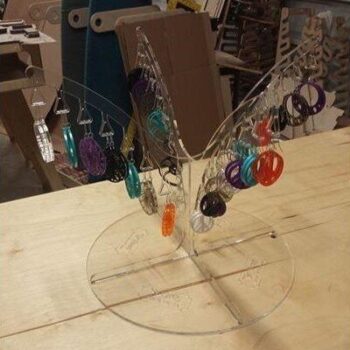 Intra απο ξύλο plywood 3mm-4mm πάχος - Κοσμήματα Tree Stand Δίασταση 30x30 cm Intraeaxys-91jd3ql1 - Image 1