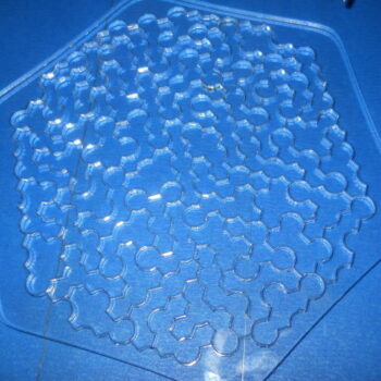 Intra απο ξύλο plywood 3mm-4mm πάχος - Παζλ Hex5n Δίασταση 30x30 cm Intraeaxys-eo0qwpw1 - Image 1