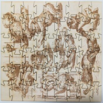 Intra απο ξύλο plywood 3mm-4mm πάχος - Μοτίβα παζλ Δίασταση 30x30 cm Intraeaxys-qomm36ro - Image 5