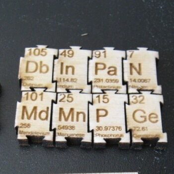 Intra απο ξύλο plywood 3mm-4mm πάχος - Παζλ περιοδικού πίνακα Δίασταση 30x30 cm Intraeaxys-eo0q9p51 - Image 1