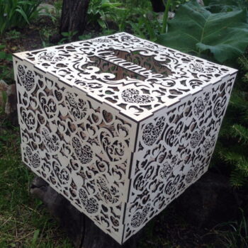 Intra απο ξύλο plywood 3mm-4mm πάχος - Κουτί αναμνηστικών γάμου Δίασταση 30x30 cm Intraeaxys-zo9yl3w7 - Image 1