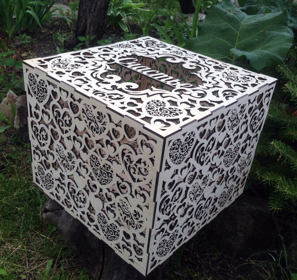 Intra απο ξύλο plywood 3mm-4mm πάχος - Κουτί αναμνηστικών γάμου Δίασταση 30x30 cm Intraeaxys-zo9yl3w7