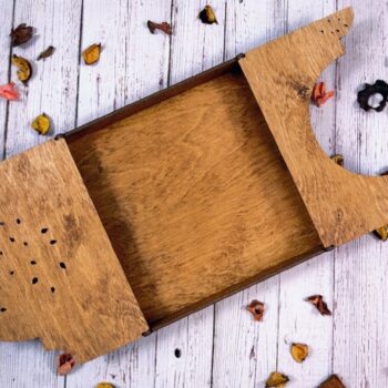 Intra απο ξύλο plywood 3mm-4mm πάχος - Ξύλινο κουτί άλμπουμ φωτογραφιών 4mm Δίασταση 30x30 cm Intraeaxys-eoxlnxxo - Image 3