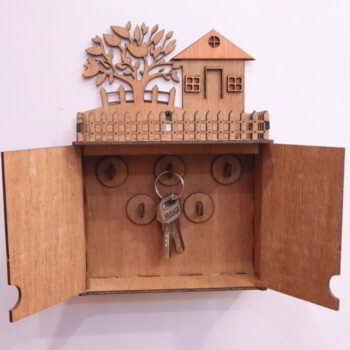 Intra απο ξύλο plywood 3mm-4mm πάχος - Ξύλινο ντουλάπι αποθήκευσης κλειδιού Κουτί κλειδαριάς 3mm Δίασταση 30x30 cm Intraeaxys-075y23ko - Image 9