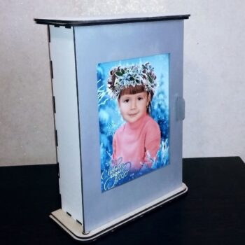 Intra απο ξύλο plywood 3mm-4mm πάχος - Ντουλάπι κλειδιού Κουτί αποθήκευσης κλειδιών με κορνίζα Δίασταση 30x30 cm Intraeaxys-ro6yw827 - Image 1