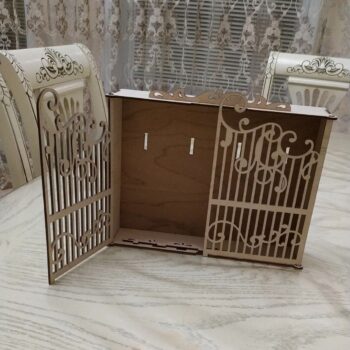 Intra απο ξύλο plywood 3mm-4mm πάχος - Διακοσμητικό Ξύλινο ντουλάπι κλειδιών Δίασταση 30x30 cm Intraeaxys-eo4qx3g7 - Image 1