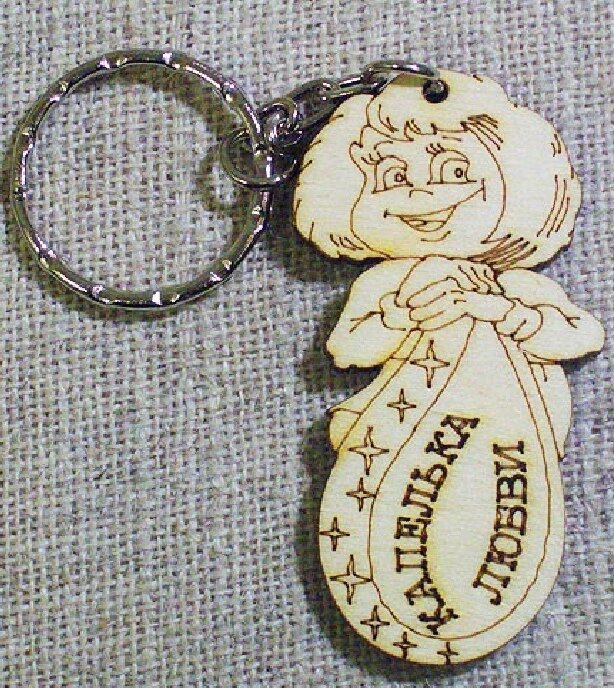 Intra απο ξύλο plywood 3mm-4mm πάχος - Διακοσμητικό Ξύλινο Μπρελόκ Δίασταση 5x5 cm Intraeaxys-joed2x61