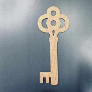 Intra απο ξύλο plywood 3mm-4mm πάχος - Ξύλινη χειροτεχνία σε σχήμα κλειδιού Δίασταση 30x30 cm Intraeaxys-d1lvppyo