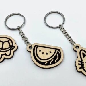 Intra απο ξύλο plywood 3mm-4mm πάχος - Μπρελόκ χαριτωμένο ζώο Δίασταση 5x5 cm Intraeaxys-r7vmxz57