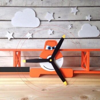 Intra απο ξύλο plywood 3mm-4mm πάχος - Ράφι αεροπλάνου Νηπιαγωγείο Παιδικό δωμάτιο Ράφι τοίχου Δίασταση 30x30 cm Intraeaxys-51rrgwd1 - Image 1