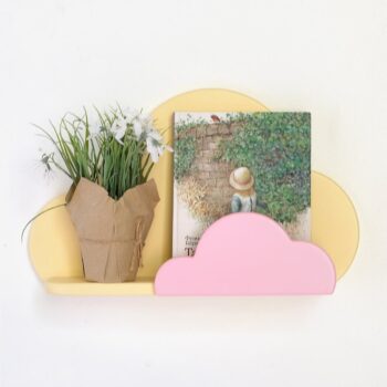 Intra απο ξύλο plywood 3mm-4mm πάχος - Ράφι Cloud για Παιδικό Δωμάτιο Δίασταση 30x30 cm Intraeaxys-eo20vwm7 - Image 1