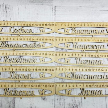 Intra απο ξύλο plywood 3mm-4mm πάχος - Ξύλινοι Εξατομικευμένοι Παιδικοί Χάρακες Δίασταση 30x30 cm Intraeaxys-joedqe51 - Image 1