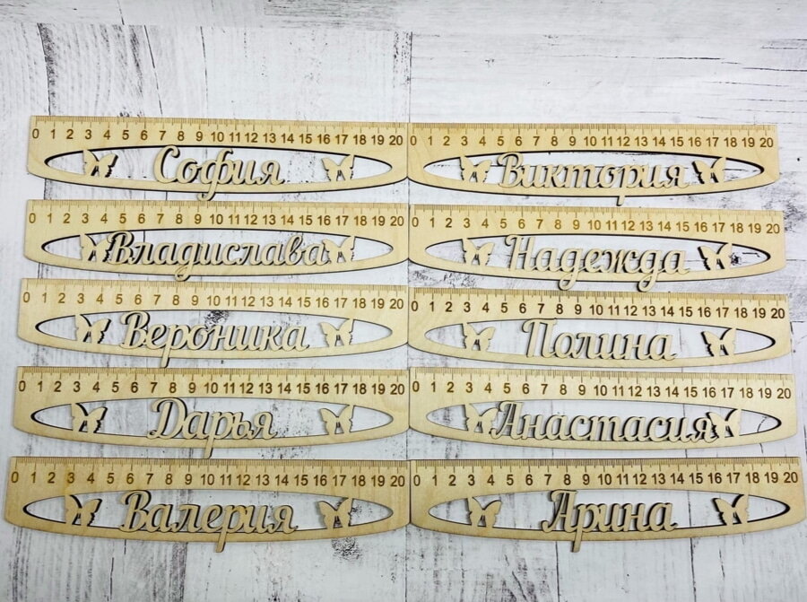 Intra απο ξύλο plywood 3mm-4mm πάχος - Ξύλινοι Εξατομικευμένοι Παιδικοί Χάρακες Δίασταση 30x30 cm Intraeaxys-joedqe51