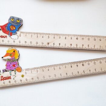 Intra απο ξύλο plywood 3mm-4mm πάχος - Εξατομικευμένοι Παιδικοί Χάρακες Δίασταση 30x30 cm Intraeaxys-lopq8mk7 - Image 1