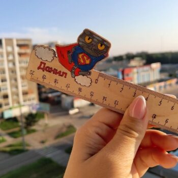 Intra απο ξύλο plywood 3mm-4mm πάχος - Εξατομικευμένοι Παιδικοί Χάρακες Δίασταση 30x30 cm Intraeaxys-lopq8mk7 - Image 4