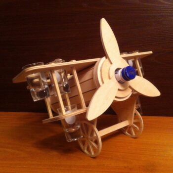 Intra απο ξύλο plywood 3mm-4mm πάχος - Πρότυπο σχήματος αεροπλάνου μίνι μπαρ Δίασταση 30x30 cm Intraeaxys-r1z2q8w1 - Image 1