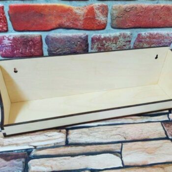 Intra απο ξύλο plywood 3mm-4mm πάχος - Ξύλινο ράφι μπαχαρικών Δίασταση 30x30 cm Intraeaxys-eo05qd51 - Image 1