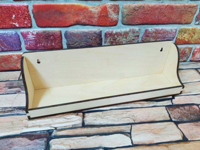 Intra απο ξύλο plywood 3mm-4mm πάχος - Ξύλινο ράφι μπαχαρικών Δίασταση 30x30 cm Intraeaxys-eo05qd51