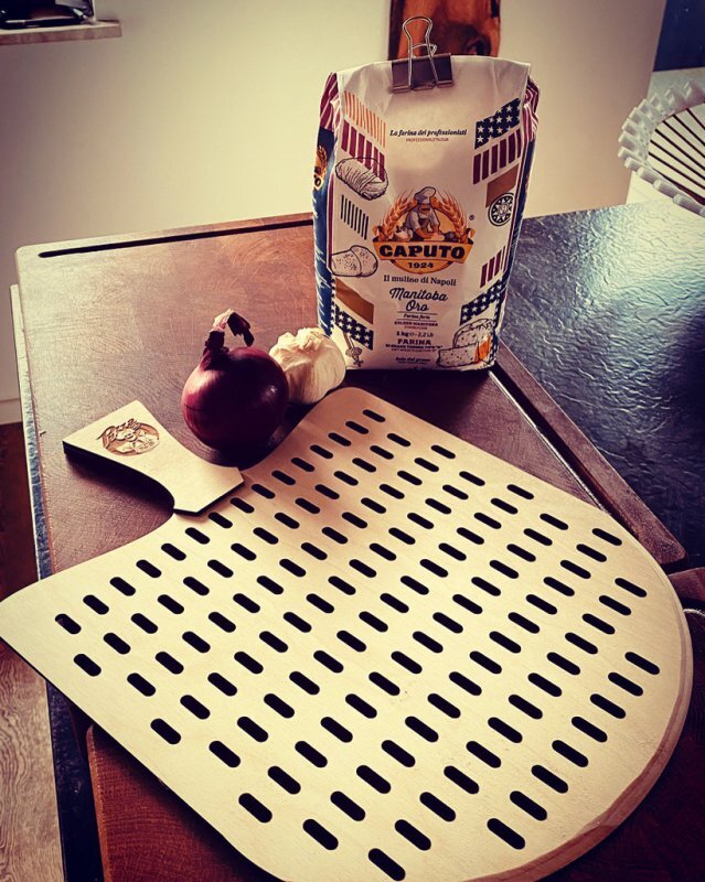 Intra απο ξύλο plywood 3mm-4mm πάχος - Slider πίτσας Δίασταση 30x30 cm Intraeaxys-eo05q531