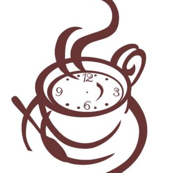 Intra απο ξύλο plywood 3mm-4mm πάχος - Ρολόι τοίχου για καφέ Δίασταση 30x30 cm Intraeaxys-eo0q0qw1 - Image 3