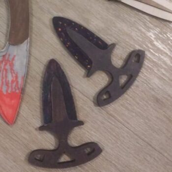 Intra απο ξύλο plywood 3mm-4mm πάχος - Σπρώξτε το στιλέτο Δίασταση 30x30 cm Intraeaxys-91jdr481 - Image 1