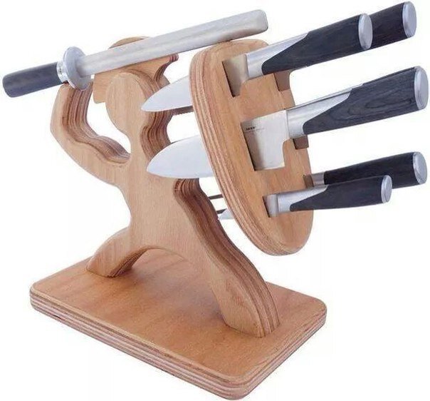 Intra απο ξύλο plywood 3mm-4mm πάχος - Αρχείο PDF σχεδίων CNC Block Spartan Knife Block Δίασταση 30x30 cm Intraeaxys-6o3ykzj7