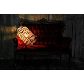 Intra απο ξύλο plywood 3mm-4mm πάχος - Κινεζική λάμπα πύργου Δίασταση 30x30 cm Intraeaxys-ro6dypn7 - Image 5