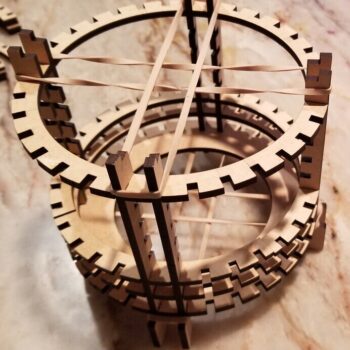 Intra απο ξύλο plywood 3mm-4mm πάχος - Φωτιστικό ξύλου Matrix Δίασταση 30x30 cm Intraeaxys-d1lvzrxo - Image 4