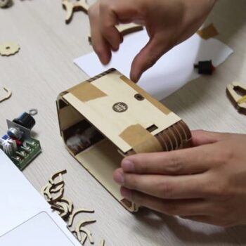 Intra απο ξύλο plywood 3mm-4mm πάχος - Λάμπα Edison με Dimmer Δίασταση 30x30 cm Intraeaxys-91jkdypo - Image 5