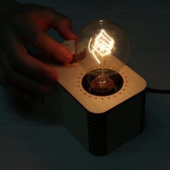 Intra απο ξύλο plywood 3mm-4mm πάχος - Λάμπα Edison με Dimmer Δίασταση 30x30 cm Intraeaxys-91jkdypo - Image 8