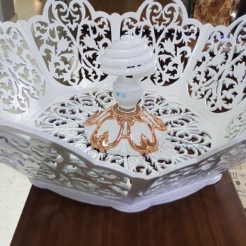 Intra απο ξύλο plywood 3mm-4mm πάχος - Σκίαση κωνικού φωτιστικού Δίασταση 30x30 cm Intraeaxys-r7vd50k7 - Image 1