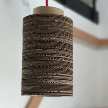 Intra απο ξύλο plywood 3mm-4mm πάχος - Λάμπα σωλήνα από χαρτόνι Δίασταση 30x30 cm Intraeaxys-51r8q3m7 - Image 3