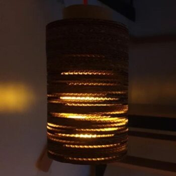 Intra απο ξύλο plywood 3mm-4mm πάχος - Λάμπα σωλήνα από χαρτόνι Δίασταση 30x30 cm Intraeaxys-51r8q3m7 - Image 8