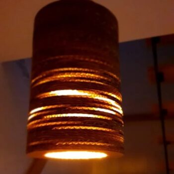 Intra απο ξύλο plywood 3mm-4mm πάχος - Λάμπα σωλήνα από χαρτόνι Δίασταση 30x30 cm Intraeaxys-51r8q3m7 - Image 9