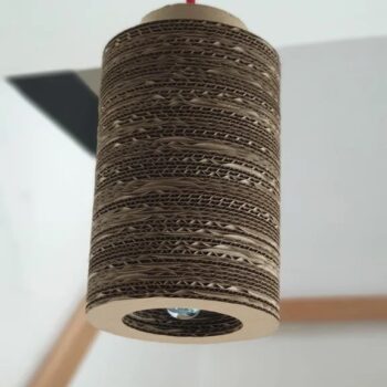 Intra απο ξύλο plywood 3mm-4mm πάχος - Λάμπα σωλήνα από χαρτόνι Δίασταση 30x30 cm Intraeaxys-51r8q3m7 - Image 10