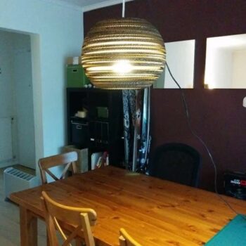 Intra απο ξύλο plywood 3mm-4mm πάχος - Λαμπτήρας από σφαιρικό χαρτόνι Δίασταση 30x30 cm Intraeaxys-eo2yqn31 - Image 7