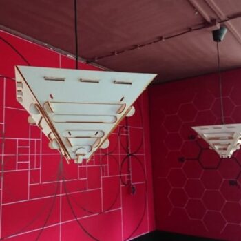 Intra απο ξύλο plywood 3mm-4mm πάχος - Λαμπτήρας Δίασταση 30x30 cm Intraeaxys-e1g53l8o - Image 4