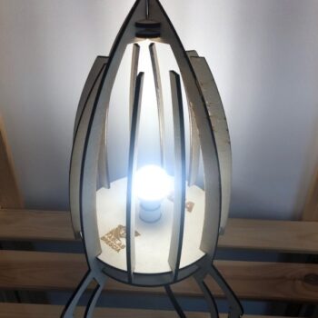 Intra απο ξύλο plywood 3mm-4mm πάχος - Space Dream Lamp Δίασταση 30x30 cm Intraeaxys-joerddd7 - Image 5