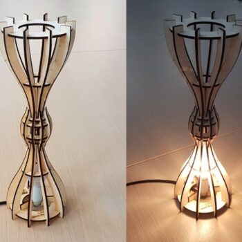 Intra απο ξύλο plywood 3mm-4mm πάχος - Κλεψύδρα Δίασταση 30x30 cm Intraeaxys-ro6dyyq7 - Image 1