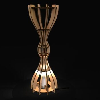 Intra απο ξύλο plywood 3mm-4mm πάχος - Κλεψύδρα Δίασταση 30x30 cm Intraeaxys-ro6dyyq7 - Image 3