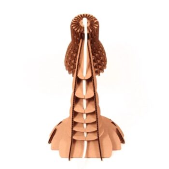 Intra απο ξύλο plywood 3mm-4mm πάχος - Φωτιστικό γραφείου από χαρτόνι Δίασταση 30x30 cm Intraeaxys-lop32ez1 - Image 8