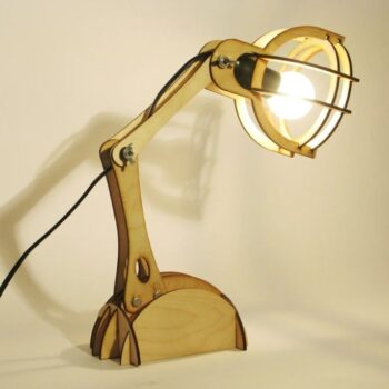 Intra απο ξύλο plywood 3mm-4mm πάχος - Φωτιστικό κόντρα πλακέ Δίασταση 30x30 cm Intraeaxys-eo2yq861 - Image 1