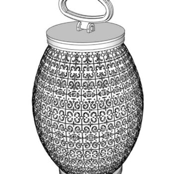 Intra απο ξύλο plywood 3mm-4mm πάχος - Διακοσμητικό Ξύλινο Φωτιστικό δαπέδου όρθιο Δίασταση 30x30 cm Intraeaxys-e1gkd8do - Image 4